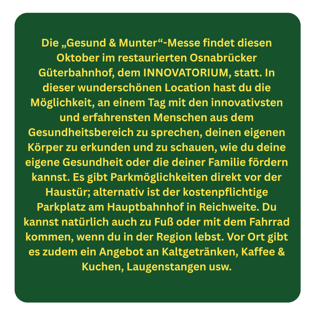 Info-Text – Über die Location & Anreise