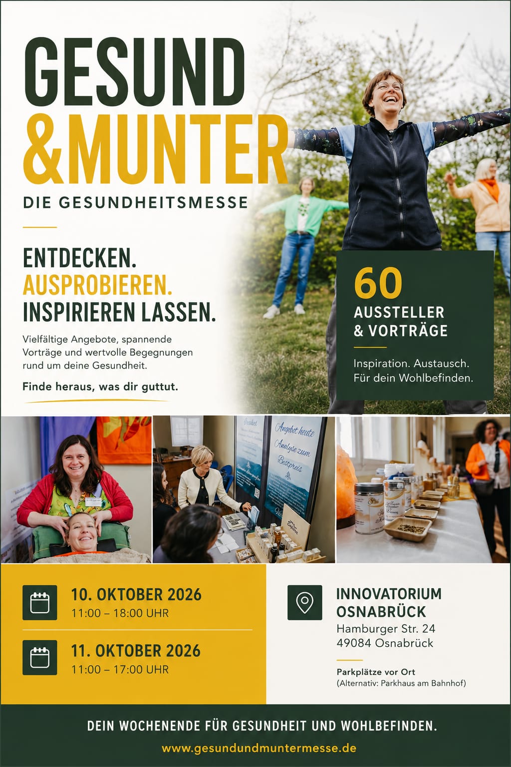 Flyer – Entdecken. Ausprobieren. Inspirieren lassen.